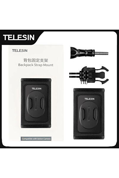 Choice حامل كتف وحقيبة ظهر قابل للدوران 360 درجة من نوع TELESIN Double J Hoo لكاميرات GoPro Hero 13 و12 و1110 و9