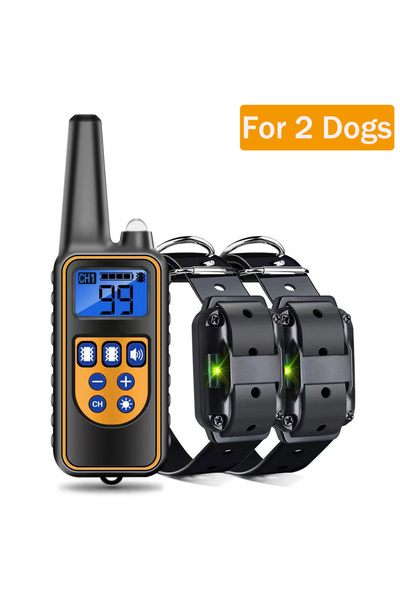 Choice For 2 Dogs Electric Dog Training Collar Waterproof Dog Bark Collar Pet...