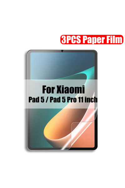 Choice واقي شاشة ثلاثي القطع بملمس ورقي، متوافق مع أجهزة Mi Pad 5 و 5 Pro مقا...