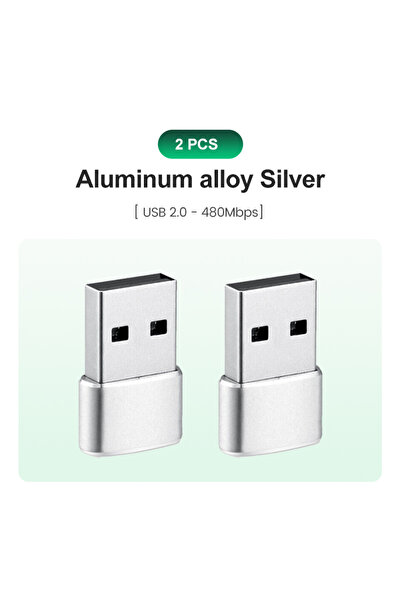 Choice محولان فضيان من USB إلى USB-C لهاتف iPhone 17، محول شاحن سيارة من النو...