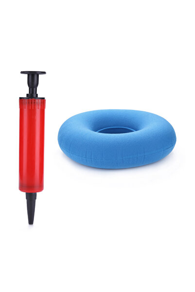 Choice وسادة دائرية زرقاء فاتحة لتخفيف آلام العصعص، للاستخدام المنزلي والمكتبي، وسادة مقعد دائرية، وسادة مقعد للبواسير