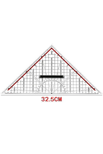 Choice مثلث متساوي الساقين K109، لوحة مثلث مرسومة يدويًا 20 سم، مسطرة خاصة اح...