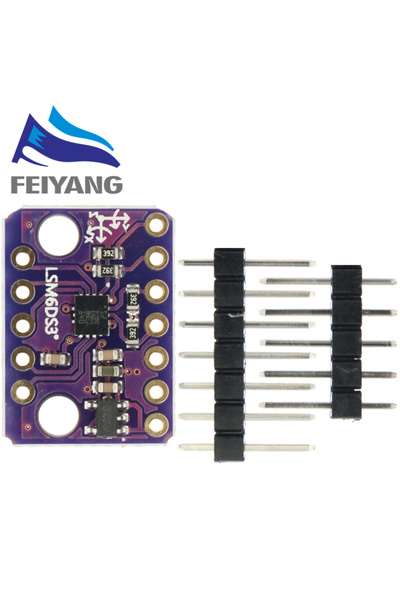Choice GY-LSM6DS3 مقياس التسارع الدوران جزءا لا يتجزأ من لوحة استشعار درجة ال...