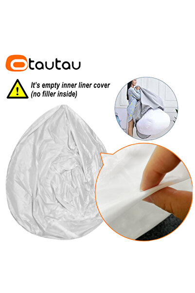 Choice غطاء كيس فاصوليا عملاق من الفرو الصناعي الناعم من OTAUTAU، مقاس 153 × ...