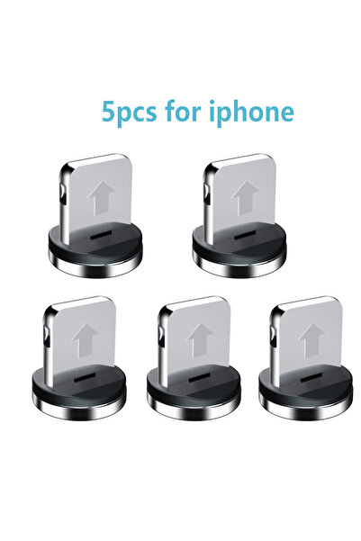 Choice 5 قطع لقابس iOS، 1/3/5 قطع، طرف كابل مغناطيسي دائري، قابس كابل شاحن مغ...