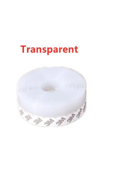 Choice6 شريط مانع للتسرب شفاف بطول 5 أمتار وقطر 35 مم، مناسب لأبواب النوافذ و...