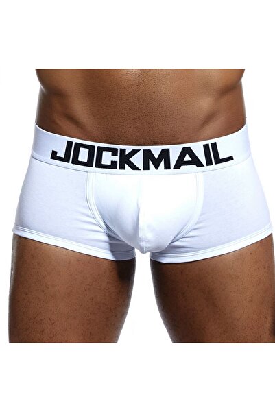 Choice سروال داخلي رجالي أبيض M JM402WHITE بوكسر قصير قطني بوكسر رجالي ملابس ...