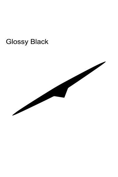 Choice ملصق أسود لامع للسيارة، مقاس 70 × 8.75 سم، مناسب لسيارات تسلا موديل 3 ...