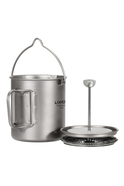 Choice Pot Lixada 750ml Titanium Coffee Cup Mug French Press Pot Coffee Maker...