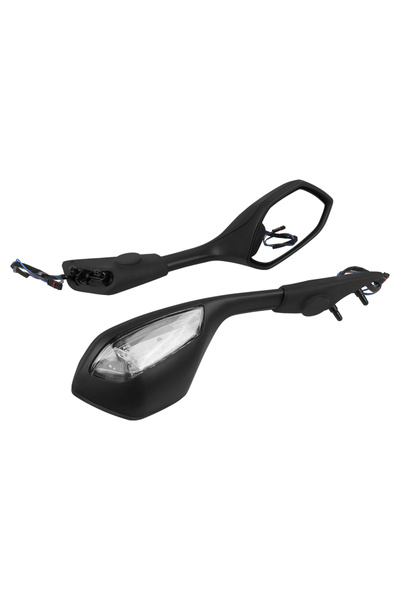 Choice مرايا جانبية سوداء للدراجات النارية BMW S1000RR موديلات 2019-2023 و202...