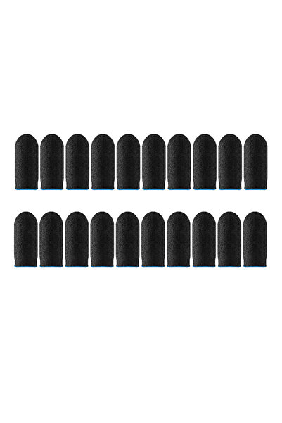 Choice 20Pcs-Blue 20/40pcs Mobile Game Fingertip Glove Sweatproof Anti-slip T...