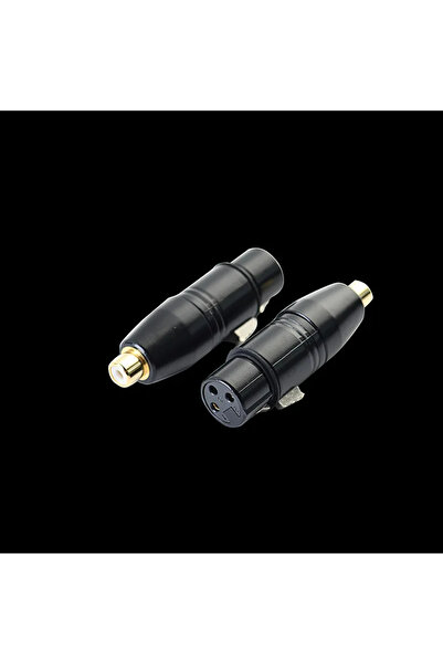 BSN 2pcs Female Audio Adaptor XLR 3Pin Male to RCA Female Audio Adapter Connector Converter HIFI Support