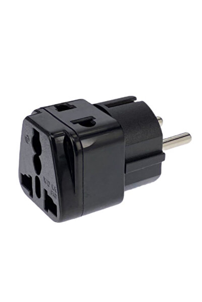 Choice محول قابس سفر عالمي أسود اللون، مؤرض، أوروبي، صيني، أمريكي، أسترالي، بريطاني إلى أوروبي، روسي، كوري، ألماني، فرنسي