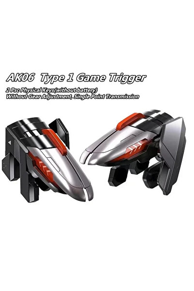 Choice AK06 Type 1 6 Finger Mobile Phone ABS Game Trigger AK06 for PUBG Aim Shooting L1 R1 Alloy Key Butto