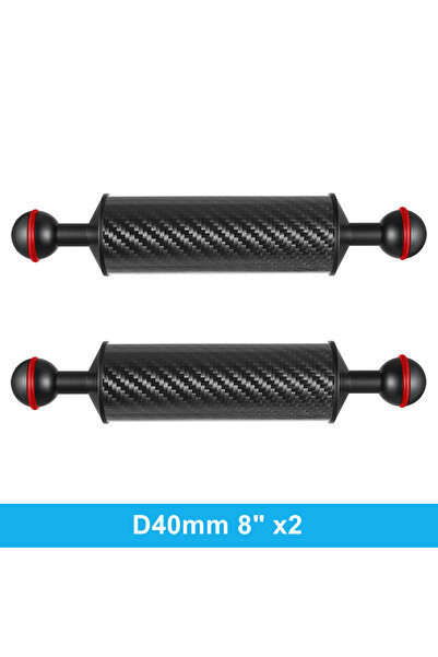 Choice ذراعان عائمان من ألياف الكربون بقطر 40 مم (8 بوصات) لحامل صينية الغوص ...