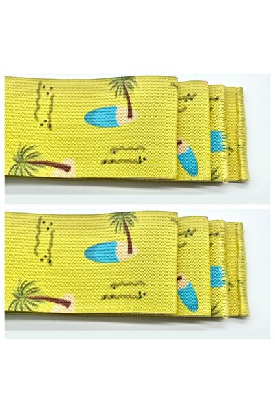 Choice 2pcs Yellow 2 Pcs Towel Bands for Beach Chairs Colorful Windproof Beach Towel Straps Elastic Bed Sh