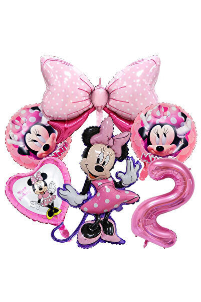 Choice 1 set 6 pcs 1set Mickey Minnie Baby Foil Balloon set Girl Boy Shower B...