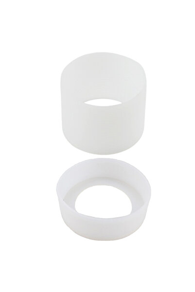 Choice طقم أكمام أكواب سيليكون شفافة بقطر 7 سم، أكمام عازلة، حامل أكواب، أكمام سيليكون مقاومة للحرارة