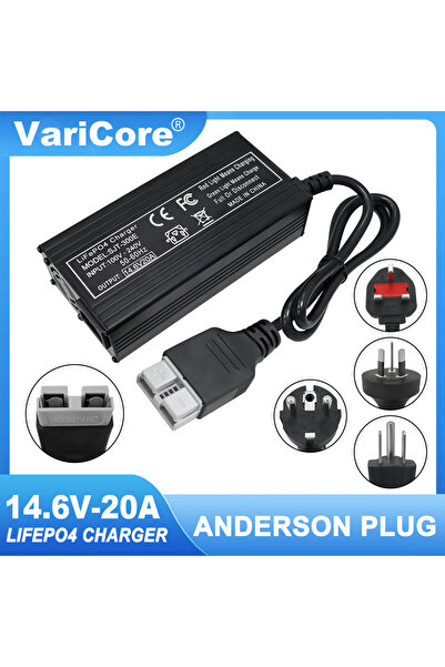 Choice13 شاحن أندرسون عالي الطاقة 14.6 فولت/12.8 فولت، يعمل بجهد 110-220 فولت...