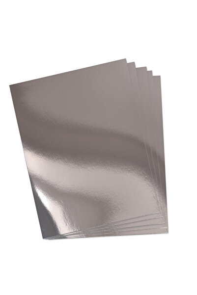 Choice 10 Bright Silver Metallic Gold /Silver Paper Card stock Stationary She...