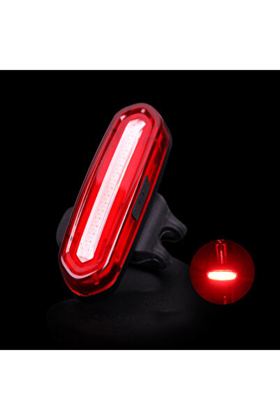 Choice ضوء خلفي أحمر للدراجات الهوائية، مناسب لركوب الدراجات الليلية في الهواء الطلق، مزود بشاحن USB، ضوء واحد مقاوم للماء، دراجة جبلية بإضاءة LED