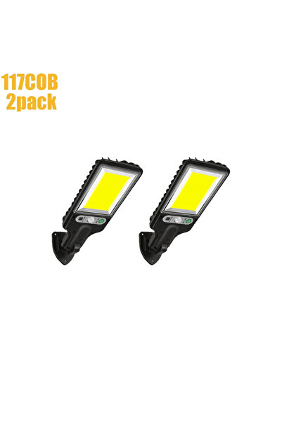 Choice عبوة من مصباحين يعملان بالطاقة الشمسية مع مستشعر حركة، مصابيح أمان LED...