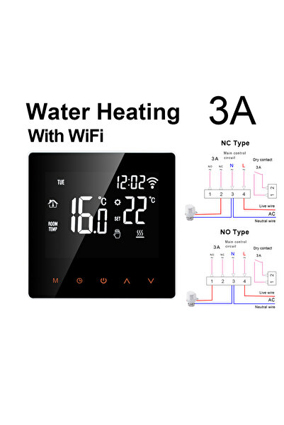 Avatto WiFi Water Heating Tuya WiFi Smart Thermostat Electric Heating Water Gas Boiler Temperature R