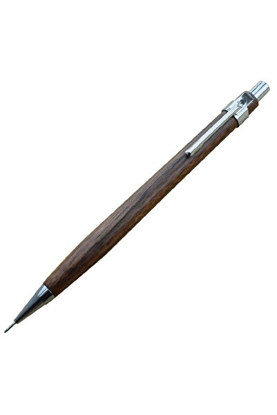 Choice Walnut Wood Wooden Mechanical Pencil 0.5mm Automatic Pen For Office School Nature Walnut Wood Drawin