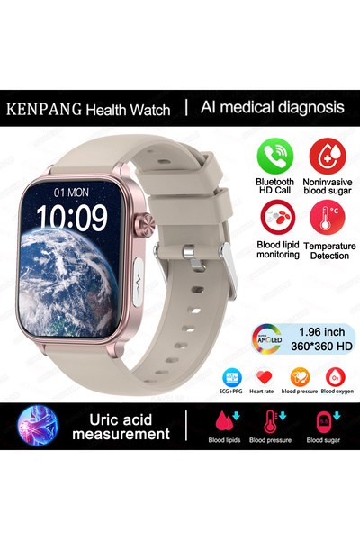 Choice Health monitoring Grey 2024 New ECG+PPG Medical Grade Smart Watch Men ...