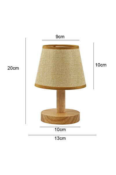 Choice مصباح طاولة LED بتصميم كلاسيكي وإضاءة دافئة، يعمل بمنفذ USB، مناسب لغر...