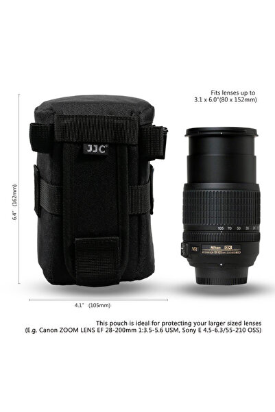 Choice حقيبة عدسة الكاميرا DLP2 JJC وحزام، حافظة عدسة مقاومة للماء، حقيبة تخز...