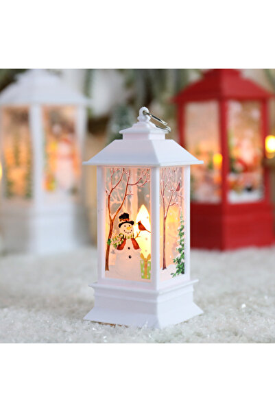 Choice مصباح شتوي جديد على شكل ثلج أبيض، مصباح طاولة على شكل شمعة، مصباح ليلي صغير، زينة عيد الميلاد على شكل رجل ثلج كبير في السن