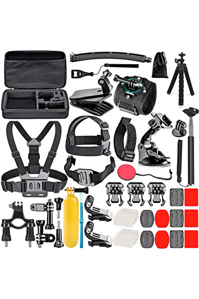 Choice مجموعة ملحقات كاميرا 50 في 1 لكاميرات الحركة GoPro Hero 11/10/9/8/7/6/5/4 و GoPro Max