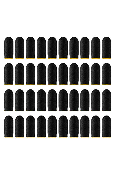 Choice 40Pcs-Yellow 20/40pcs Mobile Game Fingertip Glove Sweatproof Anti-slip...