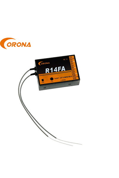 Choice جهاز استقبال R14FA Corona R8FA/R14FA RC متوافق مع FUTABA بتردد 2.4 جيج...