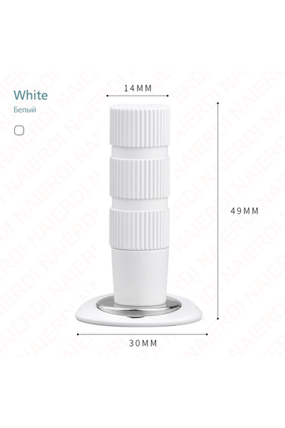 Choice White NAIERDI Invisible Door Stop Zinc Alloy Strong Magnetic Adjustable Door Stopper Hidden Copper D