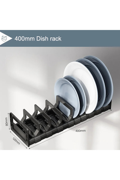 Choice 40cm-Dish Kitchen Under Cabinet Bowl and Dish Rack Cabinet Drawer Stor...