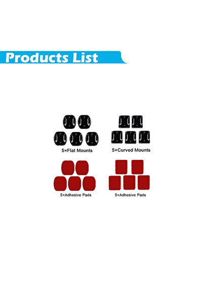 Choice مجموعة ملحقات لكاميرات GoPro Hero 13 12 11 10 9 8 7 6 5 4 وكاميرات SJC...