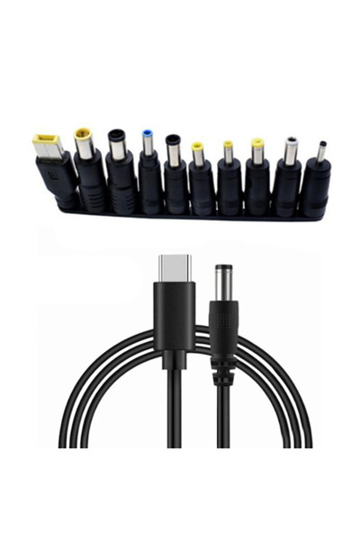 Choice 65W Cable Adapter 10PCS/Set Universal Type C to DC Power Adaptor Cable...