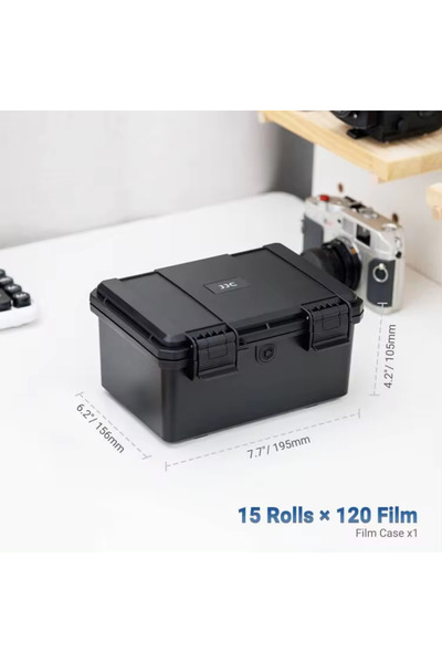 Choice علبة أفلام JJC شديدة التحمل 35 مم تتسع لـ 15 لفة من أفلام 35 مم (135 م...