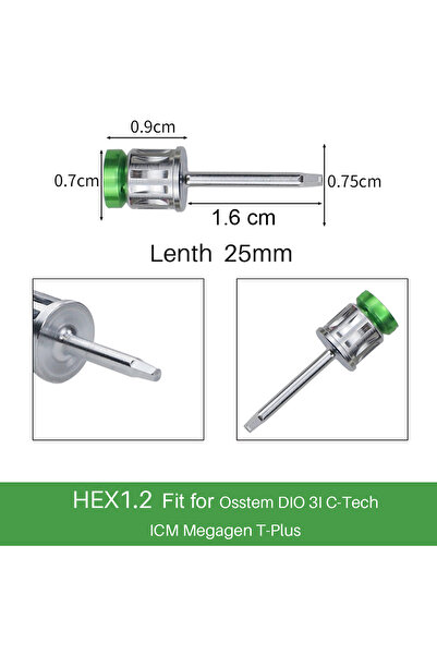 Choice5 مجموعة أدوات ترميم زراعة الأسنان G1.2-25، صندوق أدوات الأسنان، مفك عزم دوران زراعة الأسنان العالمي