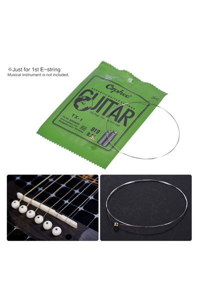 Choice1 1st E-String 010 Orphee TX-1 Single String Replacement for Acoustic F...