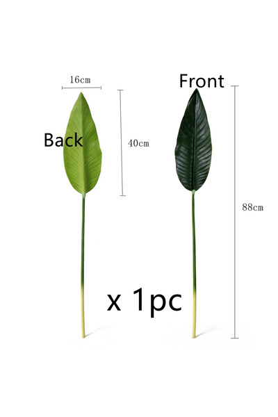 Choice زهرة طائر الجنة الاصطناعية الكبيرة (قطعة واحدة) - نبات طائر الجنة الاص...