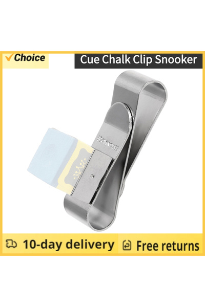 Choice as shown Stainless Steel Cue Chalk Clip Snooker Billiards Chalk Holder...