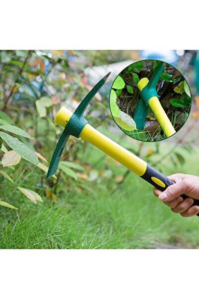 DUTRIEUX 1pc, Forged Weeding Garden Pick Axe With Fiberglass Handle For Loosening Soil, Gardening, Camping...