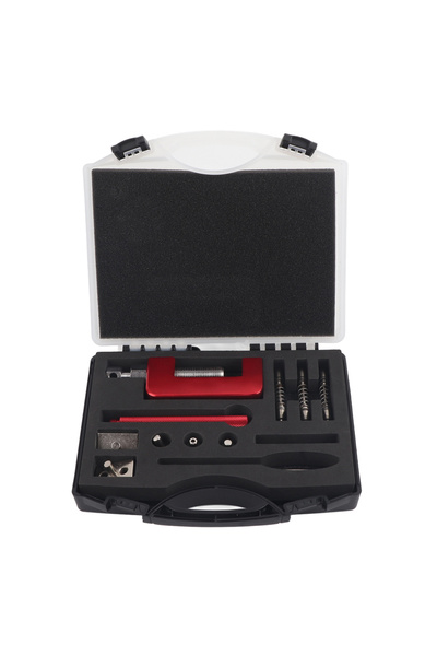 Choice 12 Pcs Universal Motorcycle Chain Cutter Breaker Riveting Tool Set with Storage Box for ATV Dirt ...