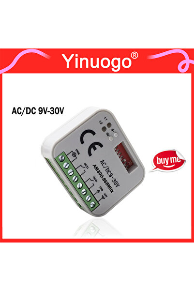 Choice RX-MULTI Receiver Controller AC/DC 9V-30V 2CH 300MHz to 868MHz 433MHz ...