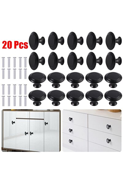 Choice 20 قطعة من مقابض الأبواب الدائرية، مقابض الخزائن، مقابض الأدراج، أدوات...