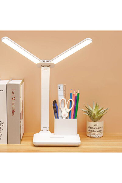 Choice 4000 mAH Recharge USB Charging LED Table Lamp Stepless Dimming Desk La...