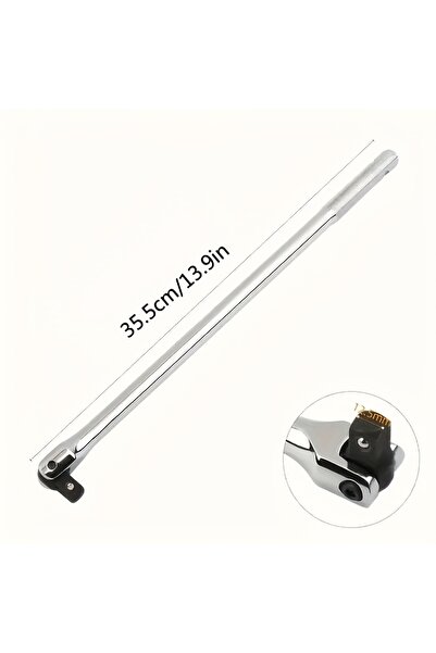 Choice 15 inch KUNLIYAOI 1/2" Socket Wrench Rotating Flex Head Extension Brak...